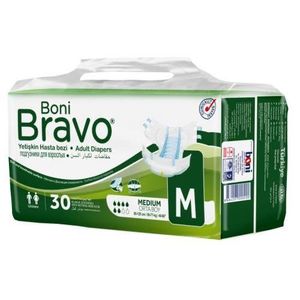 Boni Bravo Adult Diapers - Couche adulte - Taille M - 30 pièces 