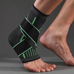 Support de Cheville, Confortable et Respirant, Double Pression, Support de Cheville pour Course à Pied, Basket-ball, Volley-ball, Support de Pied de Compression pour Entorse