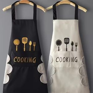 Paquet de 2 tabliers simples, imperméables et résistants à l'huile