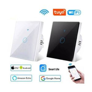 Interrupteur Intelligent WiFi + RF 433MHz – Contrôle à Distance – 1 Gang / 2 Gang