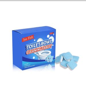 Tablettes Nettoyantes Effervescentes pour WC - Jue Fish - Lot de 12 Pièces - Détartrant et Désodorisant