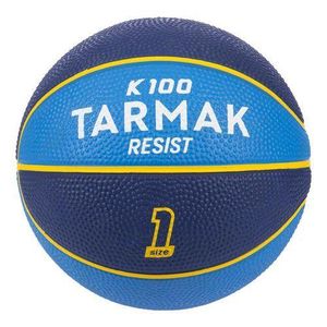 TARMAK K100 RESIST NAVY BLEU MINI BALLON DE BASKETBALL ENFANT MINI B TAILLE 1. JUSQU'À 4 ANS. BLEU