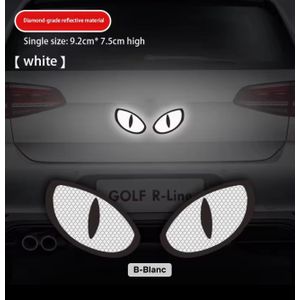 Lot de 2 autocollants réfléchissants mignons anti-collision pour voiture