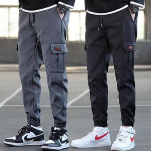 General Lot de 2 pantalons cargo pour homme – Pantalons longs décontractés, coupe slim et style sport