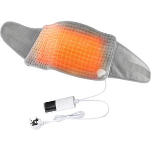 TodyJeyHo Coussin chauffant pour soulagement des douleurs du dos, du cou et des épaules, coussin chauffant électrique avec réglage de température à 9 niveaux et minuterie intelligente à 4 vitesses pour femmes et hommes