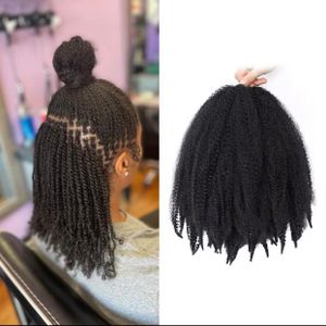 Tresses Marley Twist 8 Pouces – Cheveux Afro Crépus Frisés – Extensions Synthétiques