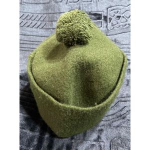 Bonnet lafa - en laine - couleur vert