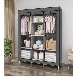 Armoire portable, étagère de rangement à 8 compartiments, étagère de rangement pour vêtements