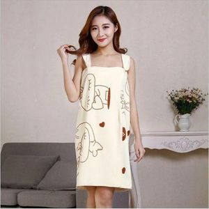 White Label Peignoir de bain pour femme, séchage rapide, léger, en microfibre, super absorbant