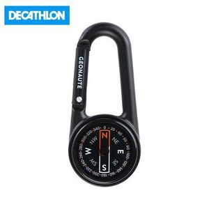 Boussole Mousqueton d'Orientation Compacte 50 Noire