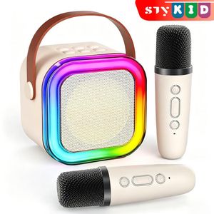 STY Haut-parleur Bluetooth Portable pour enfants double Microphone petit haut-parleur de Machines de karaoké