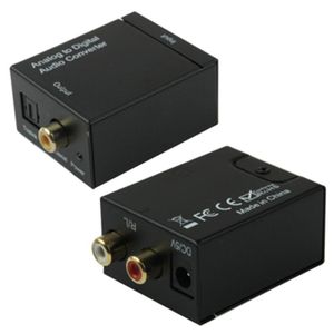 Convertisseur audio numérique optique coaxial Toslink vers analogique RCA