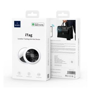 WiWU  iTag Traceur intelligent anti-perte : compatible avec Localiser mon appareil Apple.