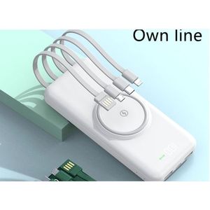 Orva POWER BANK wireless ORV 10000 MAH blanc 4EN1