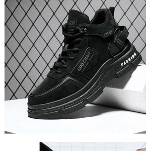 GLARPEBIE Chaussures décontractées pour hommes Baskets de mode pour hommes en rétro classique  - Noir
