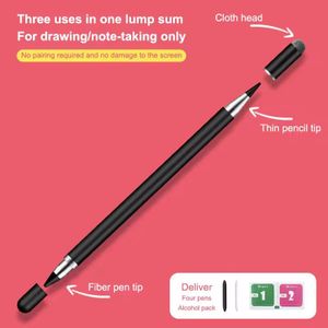 Dessin spécial pour smartphone, iPad et tablette stylet universel avancé stylo capacitif stylo écran tactile - design 3 en 1