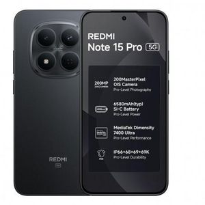 Xiaomi Redmi Note 15 Pro - 6.77" RAM 12GB + rom 512GB- 2SIM - 4G - 200Mpx - Go - Noir