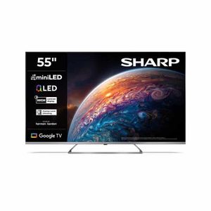 Sharp Téléviseur Sharp Google TV 55 Pouces Android 11 – 4T-C55FJ1MX – 4K Ulltra HD Garantie 12 Mois