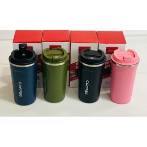 Sd Thermos-Mug Isotherme etoilé - Boisson chaude et froide - 380ml - Bl