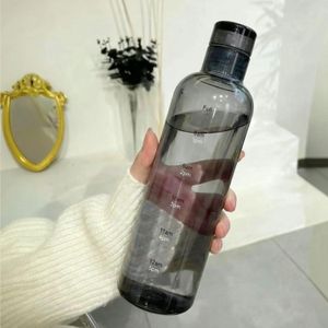 ShebSheb Bouteille d’Eau 500 ML avec Indicateurs de Temps, Gourde en Plastique Anti-Fuite et Anti-Casse, Idéale pour le Vélo, la Salle de Sport, le Camping et la Randonnée