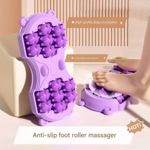 Rouleau de massage pour les pieds : améliore la circulation sanguine, soulage la fatigue et améliore la qualité du sommeil.