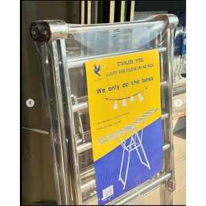 Sèche linge étendoir à linge pliable en acier inoxydable de luxe très pratique