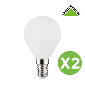 Ampoule LED E14 Blanc Chaud Bougie, 6W, 3000K, 510 Lumens