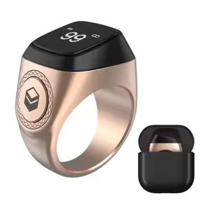 Bague Intelligente Zikr Ring - Compteur Tasbih Digital et Rappel Prière - Or Rose