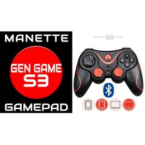 Manette de jeu mobile, manette de jeu sans fil Bluetooth pour Android TV Box et tablette