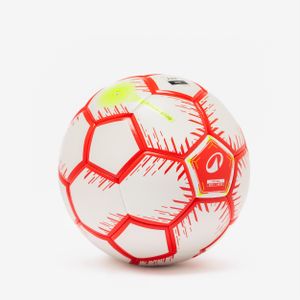 Kipsta Ballon de futsal hybride taille 4, rouge fluo et blanc