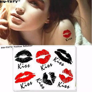 White Label Tatouage Temporel - Motif Kiss