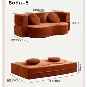 Canape transformable en lit 2places