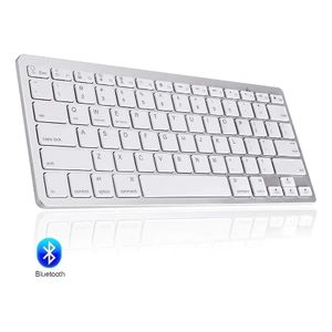 Generic Mini Clavier Sans Fil+souris Keyboard Kit - Blanc - Prix