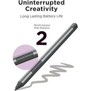 Lenovo Digital Pen 2 (Ordinateur Portable) – Réponse Ultra-Tactile – 4 096 Niveaux de Pression – Pointe du Stylo élastomètre Sensation Naturelle – Autonomie prolongée