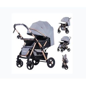 Poussette multifonctionnelle ultra-confort – Élégance et praticité au quotidien