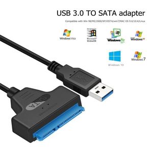 Câble SATA vers USB - Adaptateur de Disque Dur USB 3.0 vers 2.5" SATA III - Convertisseur Externe pour Transfert de Données SSD/HDD