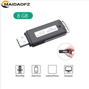 MAIDAOFZ Dictaphone D'enregistrement De Mini Clé USB Rechargeable De 8 Go-