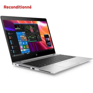 Hp Laptop EliteBook 840 G6 Core i7 8ème Gén Ram 8Go Disque SSD 256Go Ecran 14 Pouces (Reconditionné)