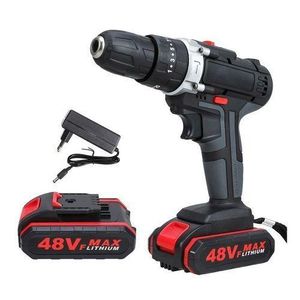 Perceuse à Percussion électrique Sans Fil Avec 2 Piles Au Lithium-ion