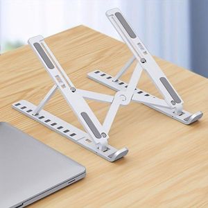 Adjustable Laptop Stand - Portable ABS Foldable Desktop Support