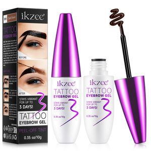 Gel Tatouage Sourcils Ikzee – Teinture Peel-Off Longue Tenue 3 Jours – Waterproof & Naturel (10g)