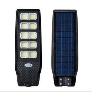 Lampadaire solaire LED 900W  tout-en-un avec panneau intégré et détecteur de mouvement