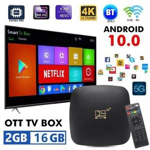 Generic 5G 4K HD Décodeur Android 2.4G WiFi Sans Fil Lecteur