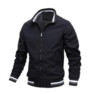Vestes légères coupe-vent sport décontractées pour hommes noires