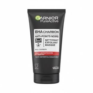 Garnier PURE ACTIVE - SOIN MATIFIANT QUOTIDIEN 3 EN 1 ENRICHIE EN CHARBON - AHA+BHA
