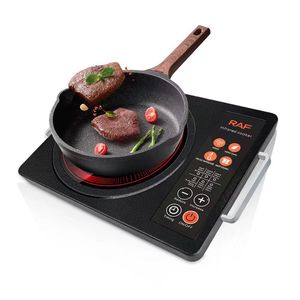 RAF cuisinière à infrarouge de 3500W est dotée d'un panneau tactile numérique pour un contrôle précis de la température et de la minuterie.