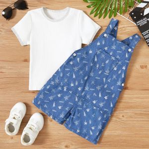 Catpapa Ensemble deux pièces d'été en coton pour les filles âgées de 3 à 6 ans, haut en dentelle de coton + gilet avec short Vêtements décontractés élégants et mignons