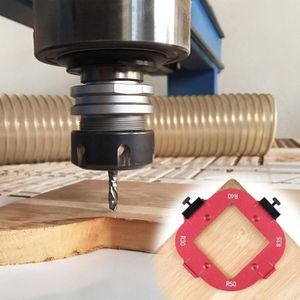 Ensemble d'outils de gabarit d'arrondi d'angles pour le travail du bois, pince de positionnement pour couteau rond