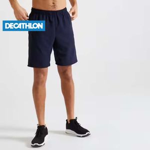 Domyos Short Fitness Homme Coton Droit Avec Poche - Essentials Beige - Prix  pas cher