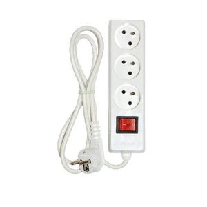 Ingelec Rallonge Multiprise – 3 Prises (3 Ports) – Sécurité et Praticité